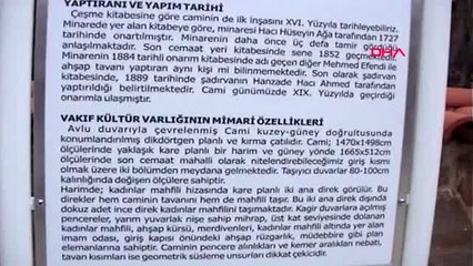Aydın 450 yıllık tarihi cami tekrar ibadete açıldı
