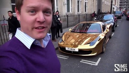 Descargar video: Ferrari en or, voici la Gold chrome Ferrari 458 Spider