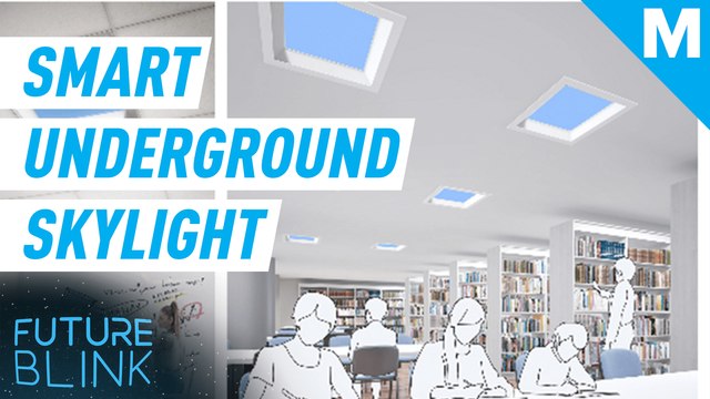 Fingers crossed that the post-apocalyptic underground future has these LED skylights — Future Blink