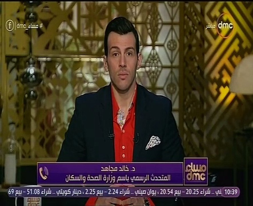 خالد مجاهد حامل فيروس كورونا في مصر لم تظهر عليه أعراض.. فيديو