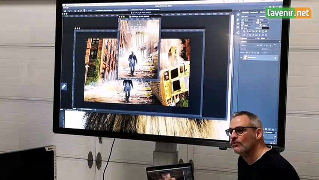 Visite ministérielle à l'e-campus de Tournai