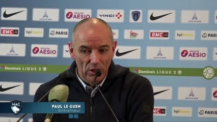 Après Paris FC - HAC, réaction de Paul Le Guen