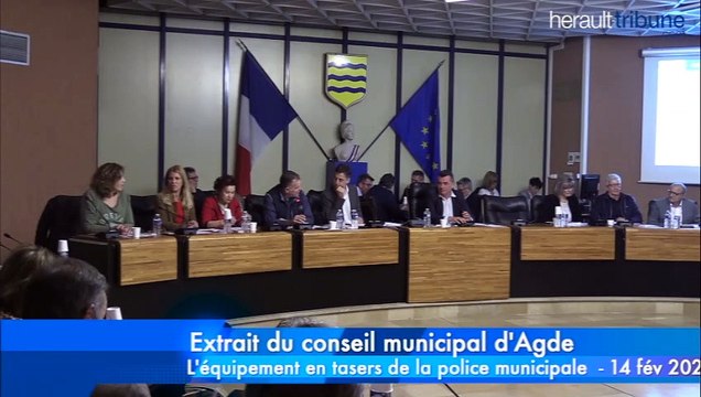 AGDE - La police municipale va être équipée de tasers, pistolets à impulsion électrique