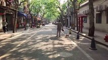 Shanghai Walks #12 - Yong Kang Road, Former French Concession street atmosphere - Trees, sunshine, pedestrians (April 2016)