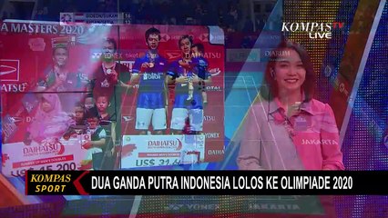 Mengagumkan! 2 Ganda Putra Bulutangkis Indonesia Lolos ke Olimpiade 2020 di Tokyo