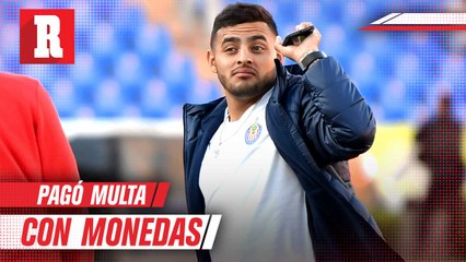 Alexis Vega pagó sus multas internas en Chivas con puras monedas