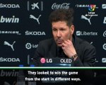 Simeone left frustrated by Atletico's draw at Valencia