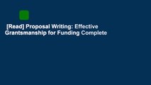 [Read] Proposal Writing: Effective Grantsmanship for Funding Complete