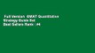 Full Version  GMAT Quantitative Strategy Guide Set  Best Sellers Rank : #4