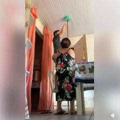 Quando a sogra ficar mais de 2 dias na sua casa, arruma alguma coisa prá ela fazer