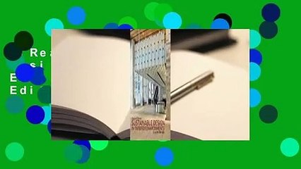 [Read] Sustainable Design for Interior Environments Second Edition  For Free
