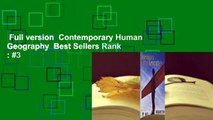 Full version  Contemporary Human Geography  Best Sellers Rank : #3