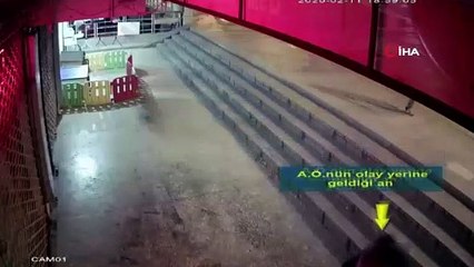 İş yerinden hırsızlık yapan şahıs önce kameraya ardından polise yakalandı