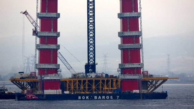 1915 Çanakkale Köprüsü'nün ayakları 161 metre uzunluğa ulaştı