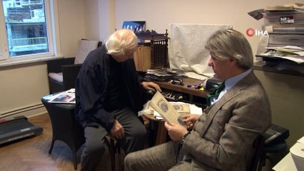 87 yaşında 51 yıldır tek başına gazete çıkarıyor