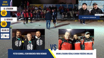 32ème B. RENAUD vs B. LITAUDON International de l'Olivier 2019 à Nyons