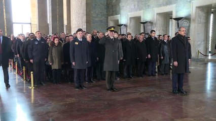 THK heyeti Anıtkabir'i ziyaret etti - ANKARA