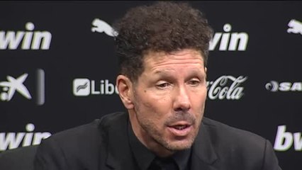 Simeone: "Nos vamos con muy buenas sensaciones"