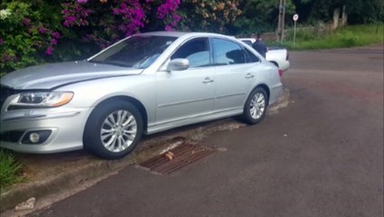 Acidente é registrado na Rua Londrina, esquina com a Rua Pedro Ivo