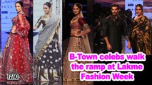 Malaika Arora and other B-Town celebs walk the ramp at Lakme Fashion Week