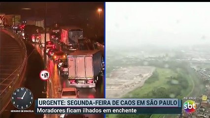 Trecho (2) - Primeiro Impacto Especial (Fortes chuvas em São Paulo) (10/02/2020) (09h04) | SBT 2020