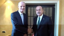 Dışişleri Bakanı Çavuşoğlu, Hollanda Dışişleri Bakanı Blok ile bir araya geldi