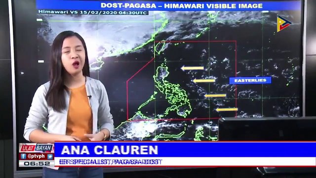 PTV INFO WEATHER: Amihan, bahagyang humina; Easterlies, umiiral sa bansa