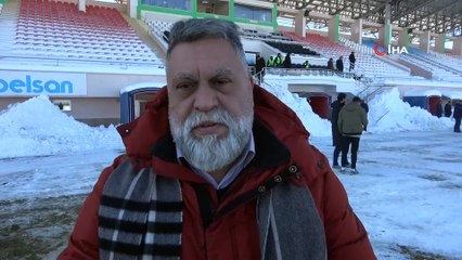 Sivas Belediyespor - Ankara Demirspor maçına kar engeli, ertelenebilir