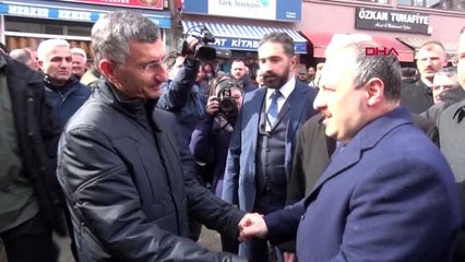 Trabzon bakan varank, vali bektaş'ın annesinin cenazesine katıldı