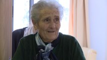 Homenajean en Badajoz a Visitación Arias, vecina que cumple cien años