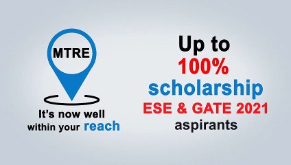 Write MTRE-02, an online scholarship test by IES Master, and avail up to 100% discount