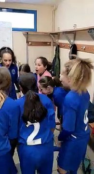 Célébration de la Victoire des U13 contre Auxerre