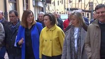 Cuca Gamarra inaugura la Intermunicipal del PP de Palencia
