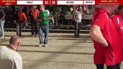 RUMILLY vs MATEGNIN deuxième tour : L'Hivernal Pétanque by « La Genevoise » 2020