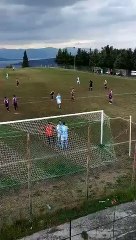 Πανηγυρισμοί στο γκολ του Ρούσση