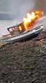 Firefighters tackle boat blaze in Sunderland