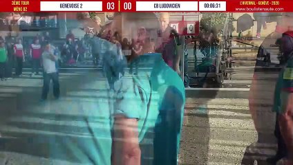 GENEVOISE 02 vs CB LUDOVICIEN troisième tour : L'Hivernal Pétanque by « La Genevoise » 2020