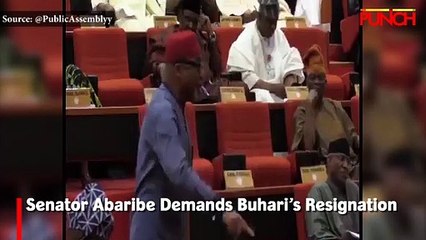 Senetor Abaribe Demands Buhari's Resignation