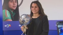 Kenti Robles recibe el primer Trofeo EFE a la mejor futbolista iberoamericana