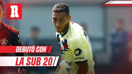 Sebastián Cáceres debutó con la Sub 20