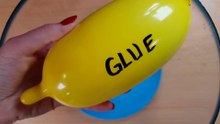 Making Slime With Funny Balloons And Floam Bricks