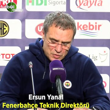 Ersun Yanal: Büyük ve güçlü taraftarımızın birçok şeyi değiştirebileceğini biliyorum