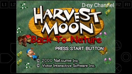 Harvest Moon Back To Nature - Psx/playstation/ps1 Simulation Farm (bertani) Game android 3D (ePSXe