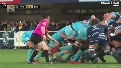 Le triplé de Nemani Nadolo face à l'Aviron Bayonnais