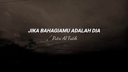 JIK BAHAGIAMU ADALAH DIA