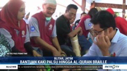 Kick Andy Foundation dan Polres Blitar Serahkan Bantuan untuk Kaum Disabilitas