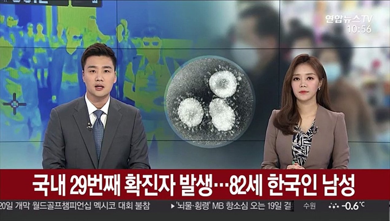 국내 29번째 확진자 발생…82세 한국인 남성