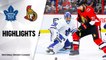 Ottawa Senators vs. Toronto Maple Leafs - Game Highlights