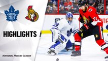 Ottawa Senators vs. Toronto Maple Leafs - Game Highlights
