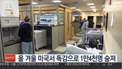 올 겨울 미국서 독감으로 1만4천명 숨져